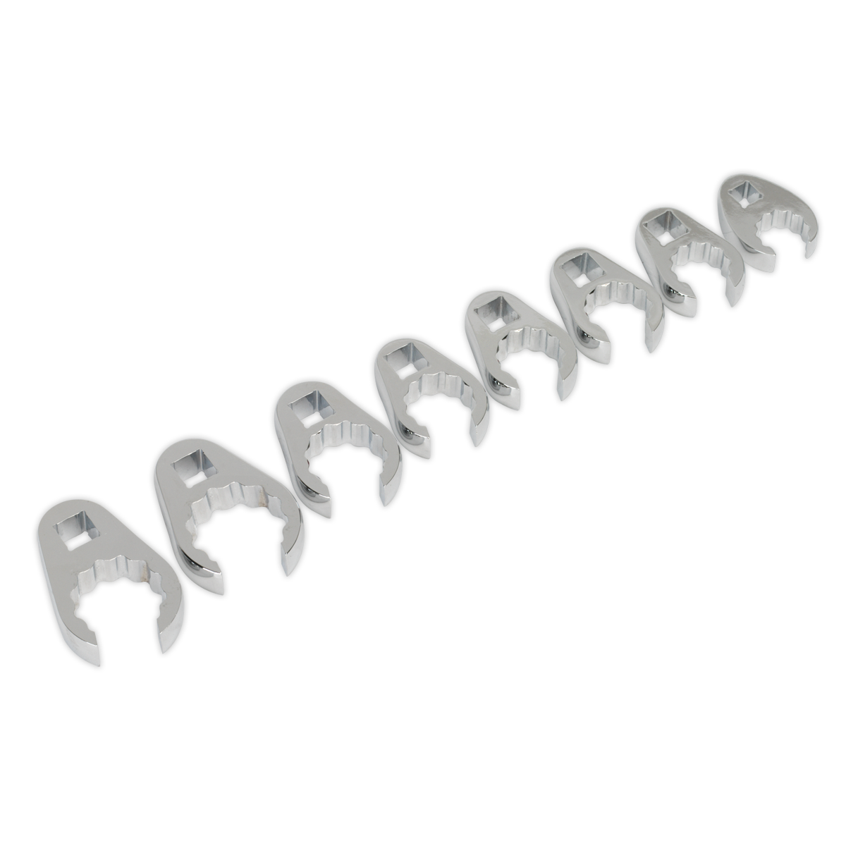 Premier Crow's Foot Spanner Set 1/2"Sq Drive 8pc