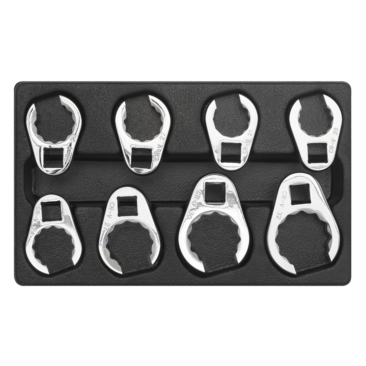 Premier Crow's Foot Spanner Set 1/2"Sq Drive 8pc