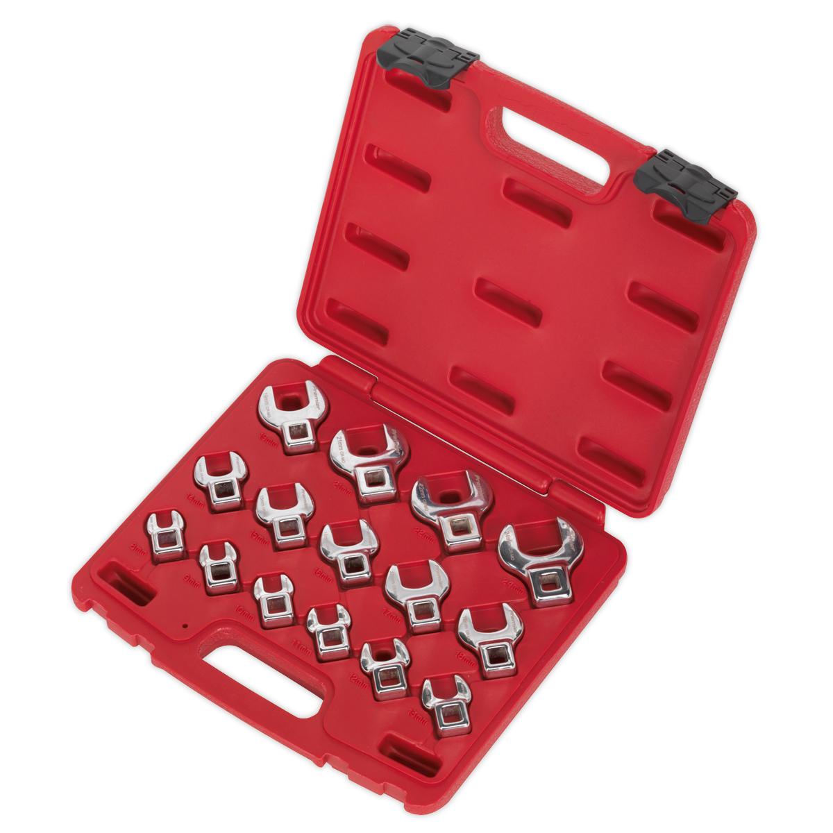 Premier Crow's Foot Open-End Spanner Set 3/8"Sq Drive 15pc