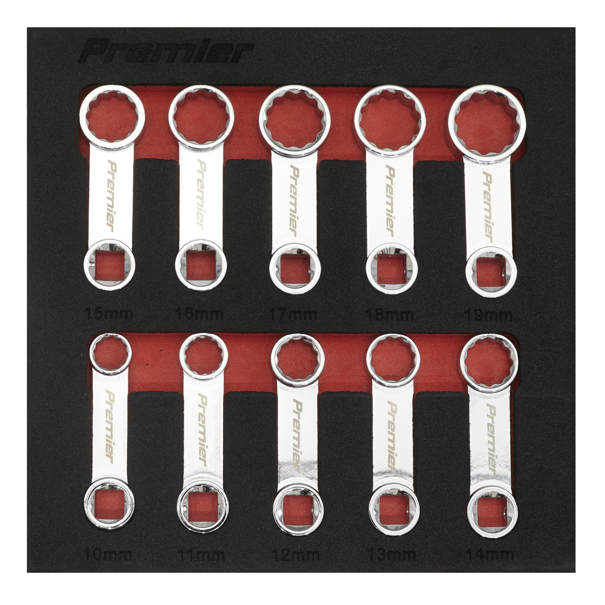 Premier Torque Adaptor Spanner Set 3/8"Sq Drive 10pc