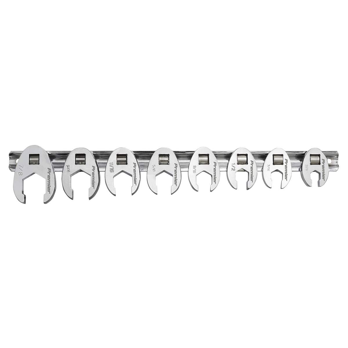 Premier Imperial Crow's Foot Spanner Set 3/8"Sq Drive 8pc