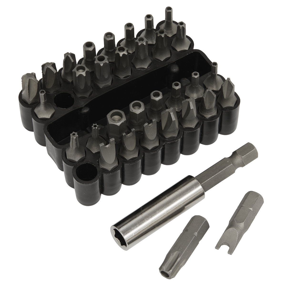 Premier Power Tool Security Bit & Magnetic Adaptor Set 33pc
