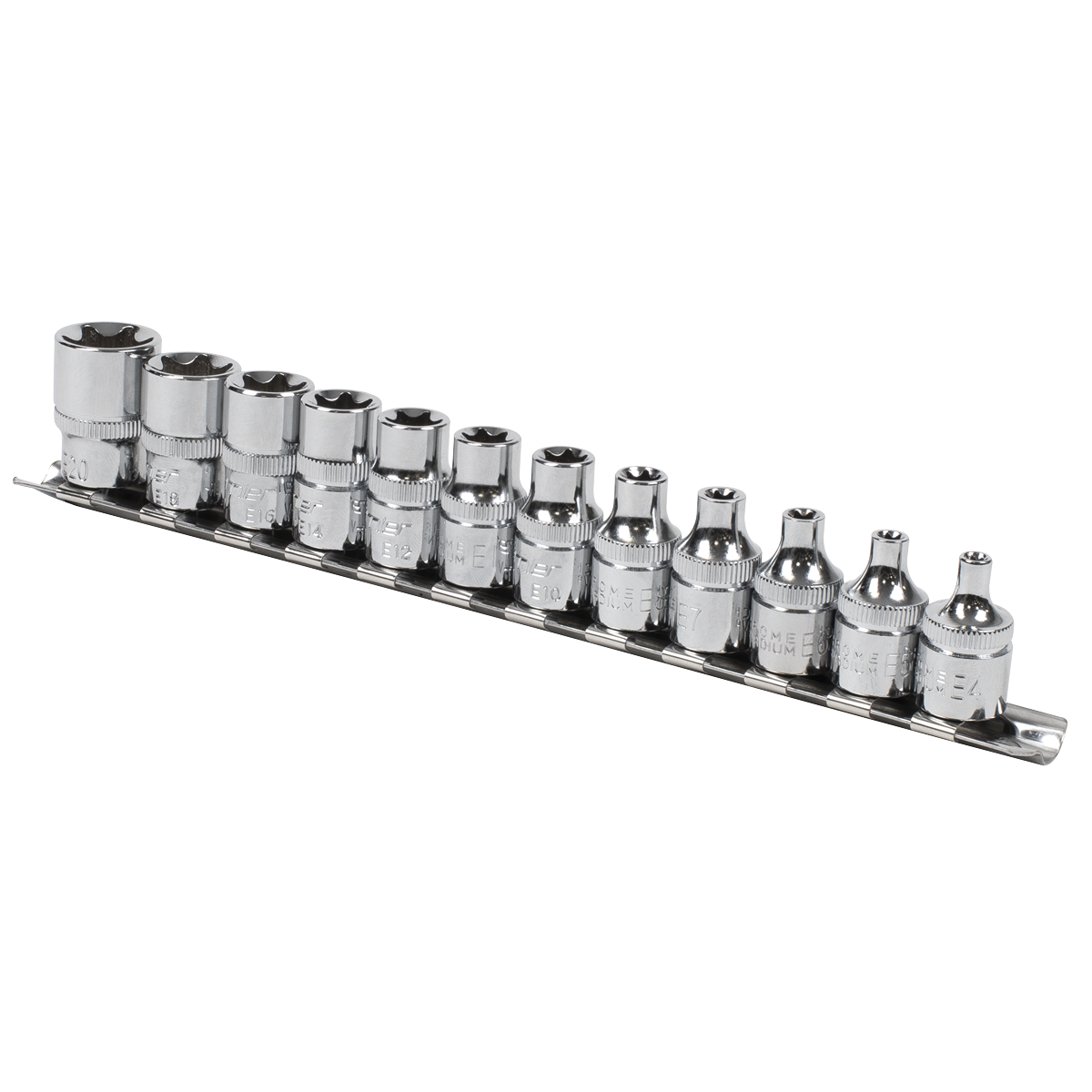 Premier TRX-Star* Socket Set 3/8"Sq Drive E4-E20 12pc