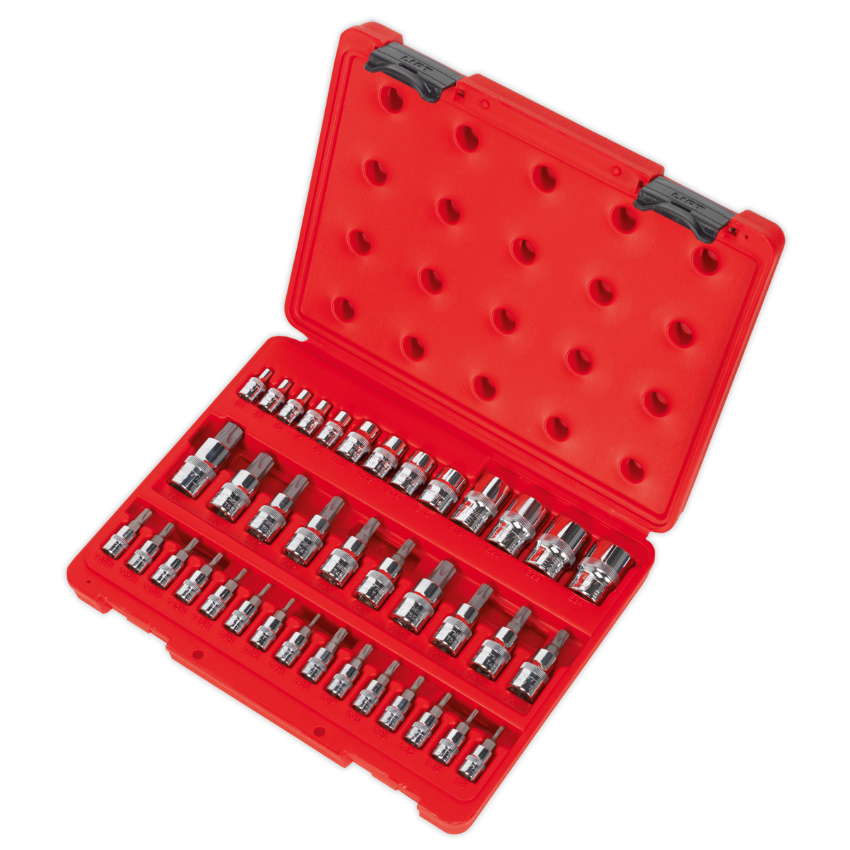 Premier TRX-Star* Socket & Security Socket Bit Set 1/4", 3/8" & 1/2"Sq Drive 38pc