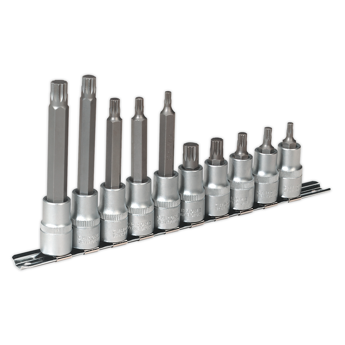 Premier Spline Socket Bit Set 10pc