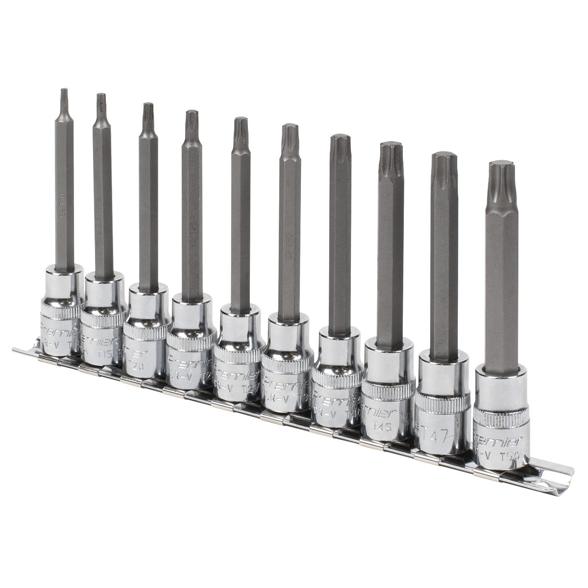 Premier TRX-Star* Socket Bit Set 3/8"Sq Drive 95mm 10pc