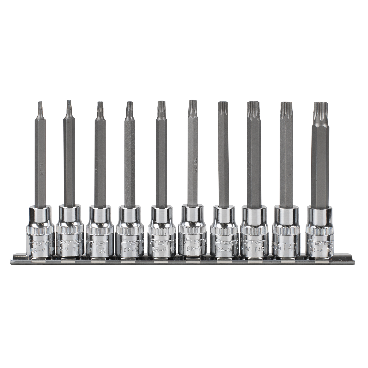 Premier TRX-Star* Socket Bit Set 3/8"Sq Drive 95mm 10pc