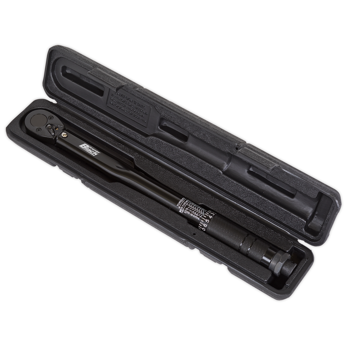 Premier Black Calibrated Micrometer Torque Wrench 3/8"Sq Drive