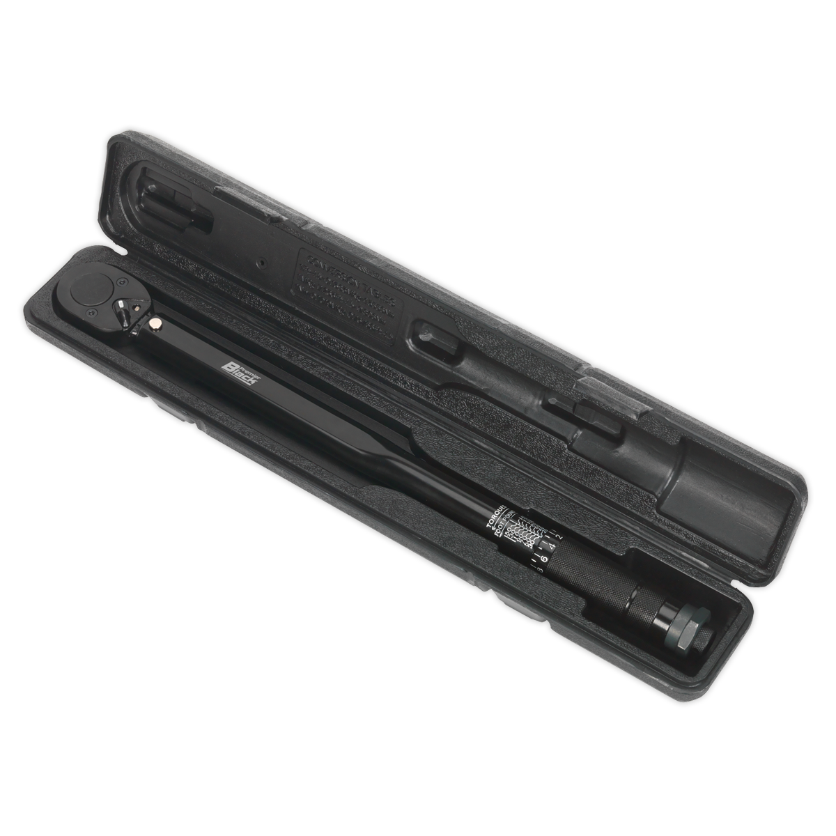 Premier Black Calibrated Micrometer Torque Wrench 1/2"Sq Drive