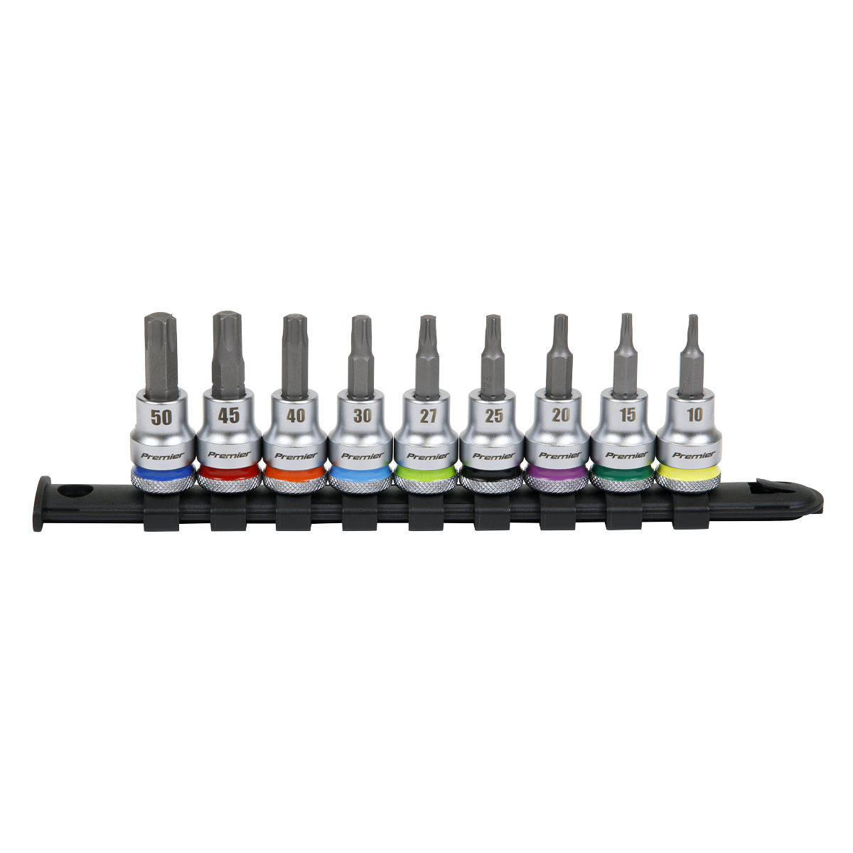 Premier Platinum TRX-Star* Socket Bit Set 3/8"Sq Drive 9pc