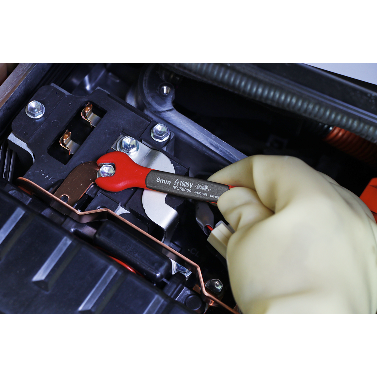 Premier Insulated Open-End Spanner Set 7pc - VDE Approved