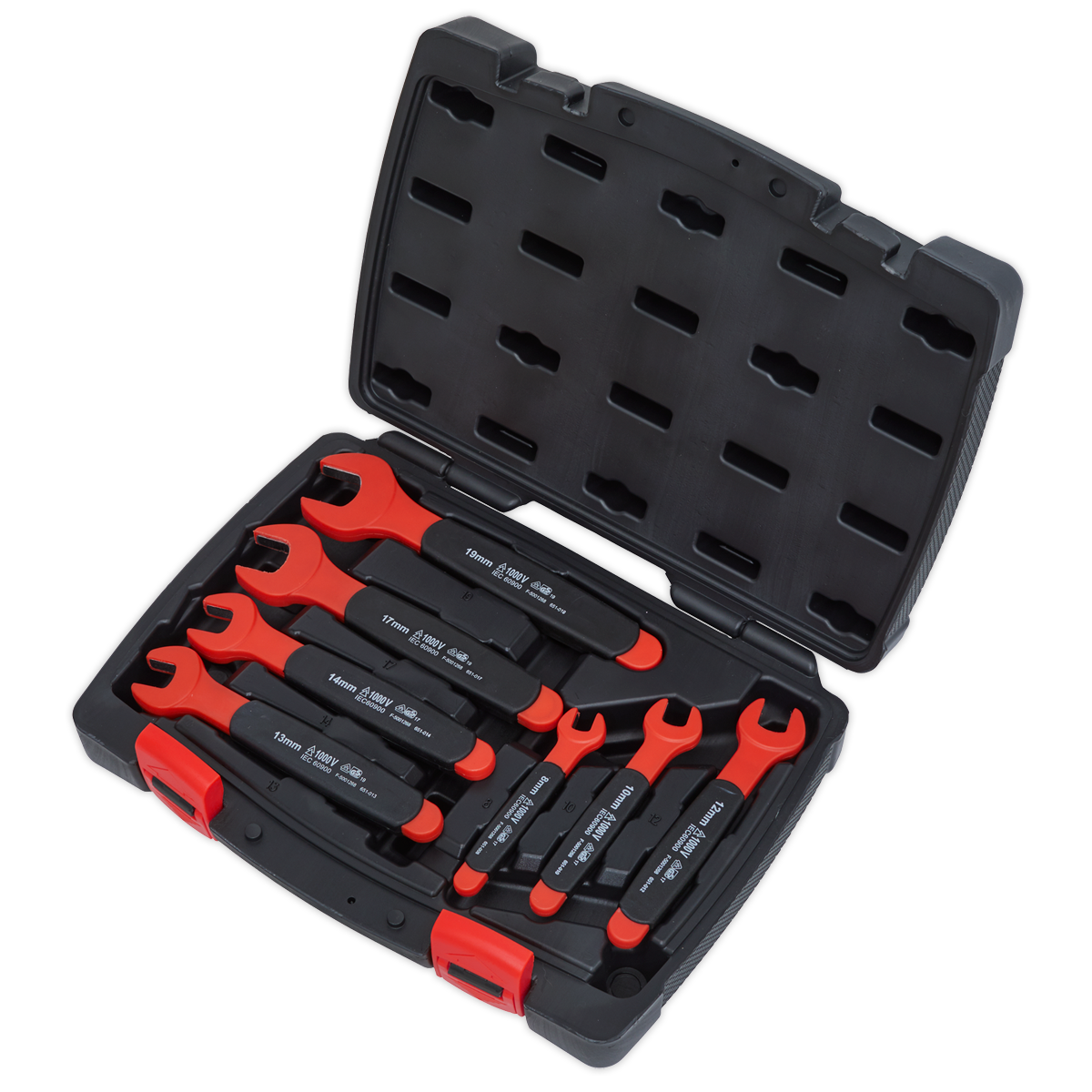 Premier Insulated Open-End Spanner Set 7pc - VDE Approved