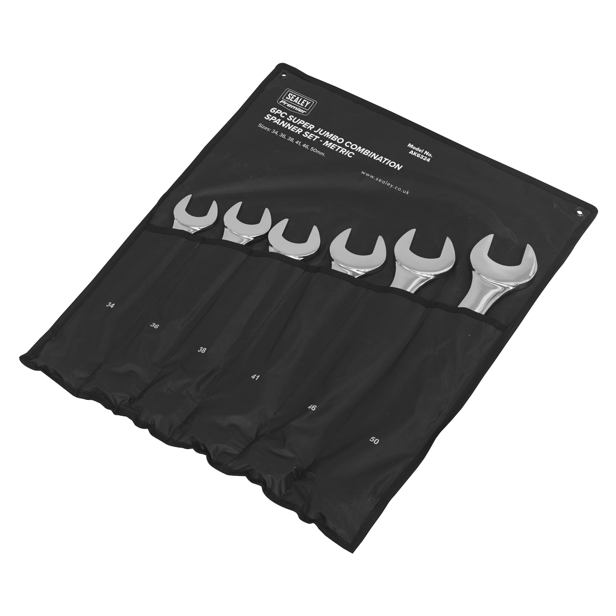 Premier Super Jumbo Combination Spanner Set 6pc