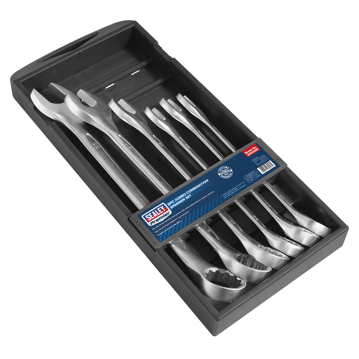 Premier Jumbo Combination Spanner Set 6pc