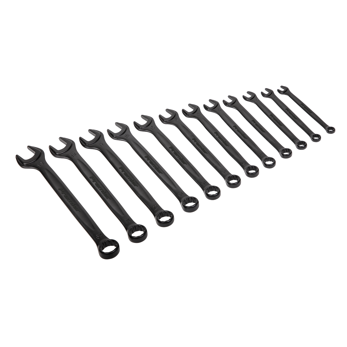 Premier Black Combination Spanner Set