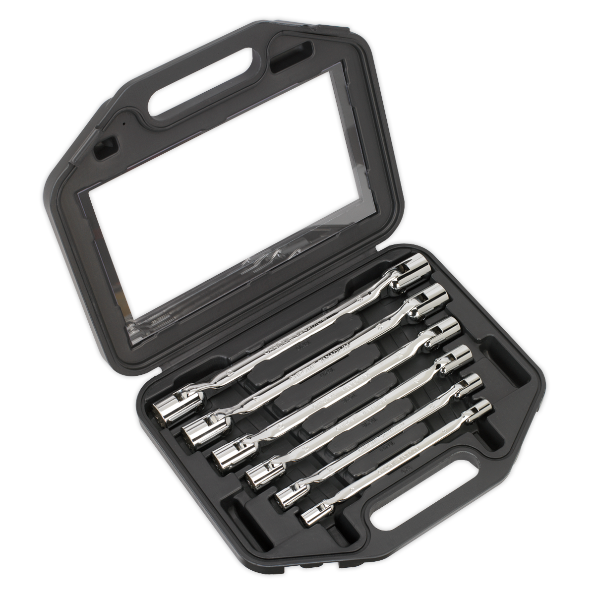 Premier Double Flexi-Head Socket Spanner Set 6pc