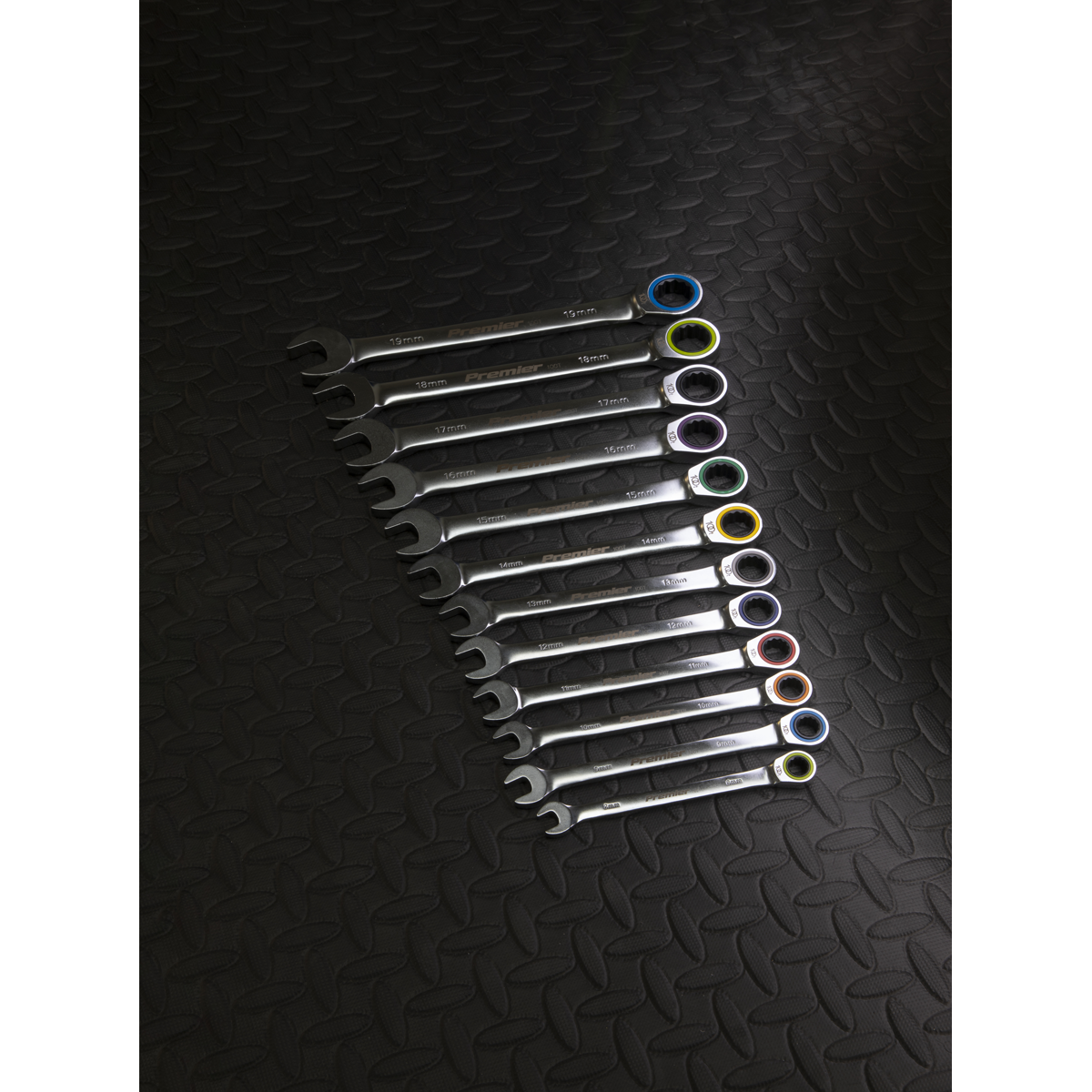 Premier Platinum Combination Ratchet Spanner Set 12pc