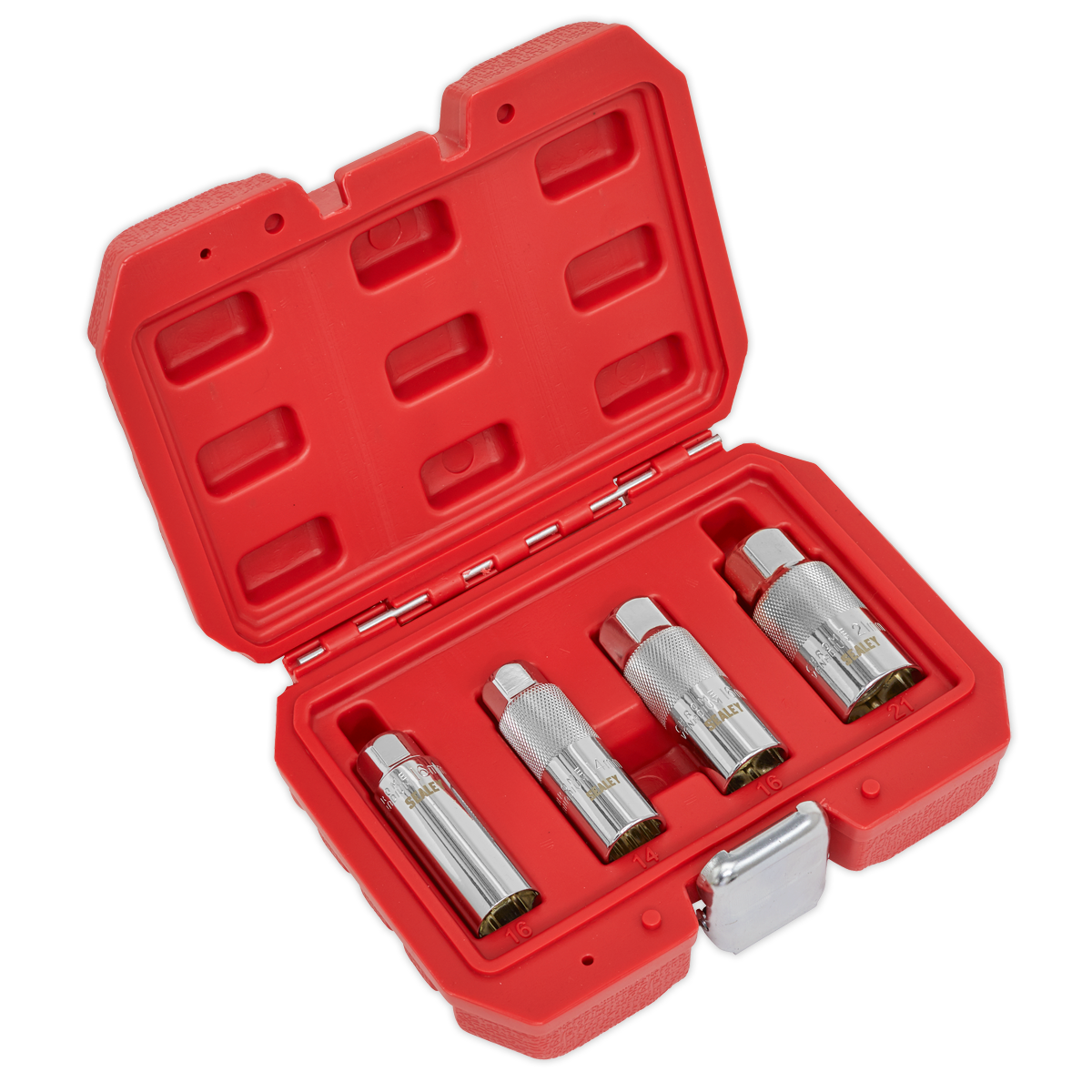 Magnetic Spark Plug Socket Set 3/8"Sq Drive 4pc