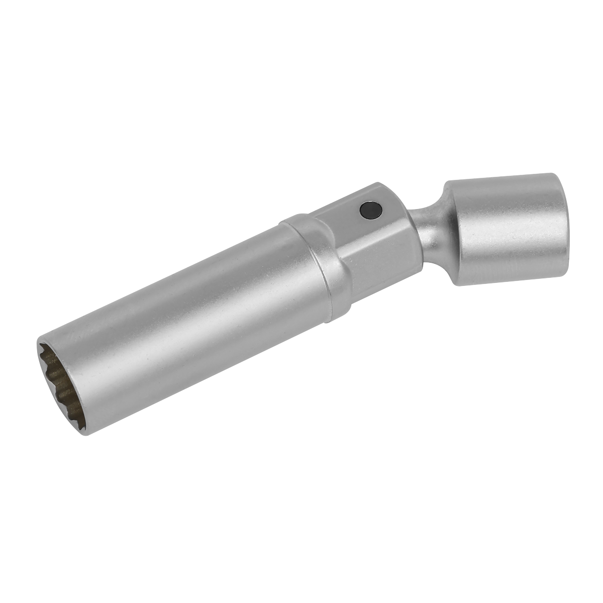 Spark Plug Socket with Universal Joint 3/8"Sq Drive 12-Point 14mm