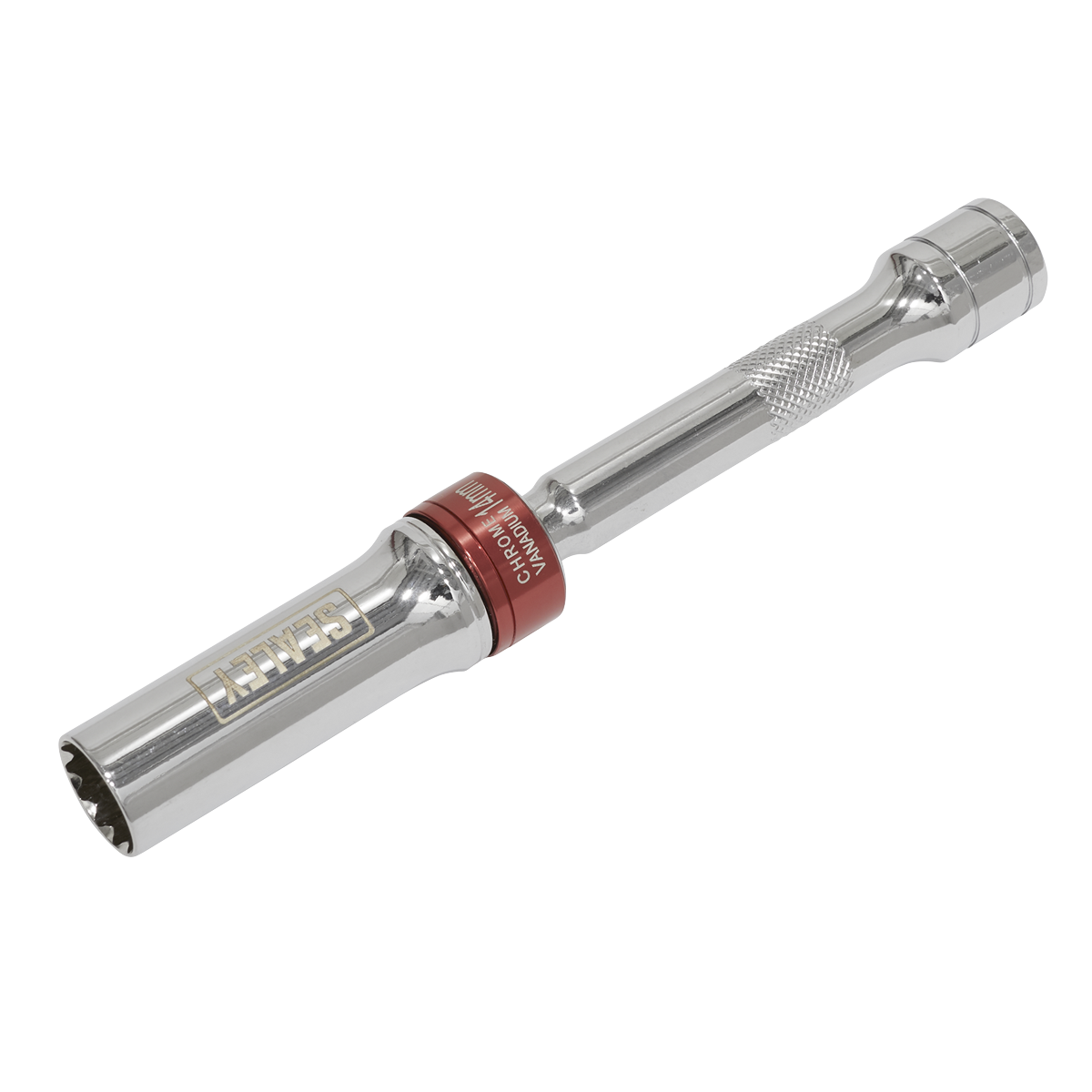 Spark Plug Socket with Universal Joint 3/8"Sq Drive 12-Point 150 x 14mm