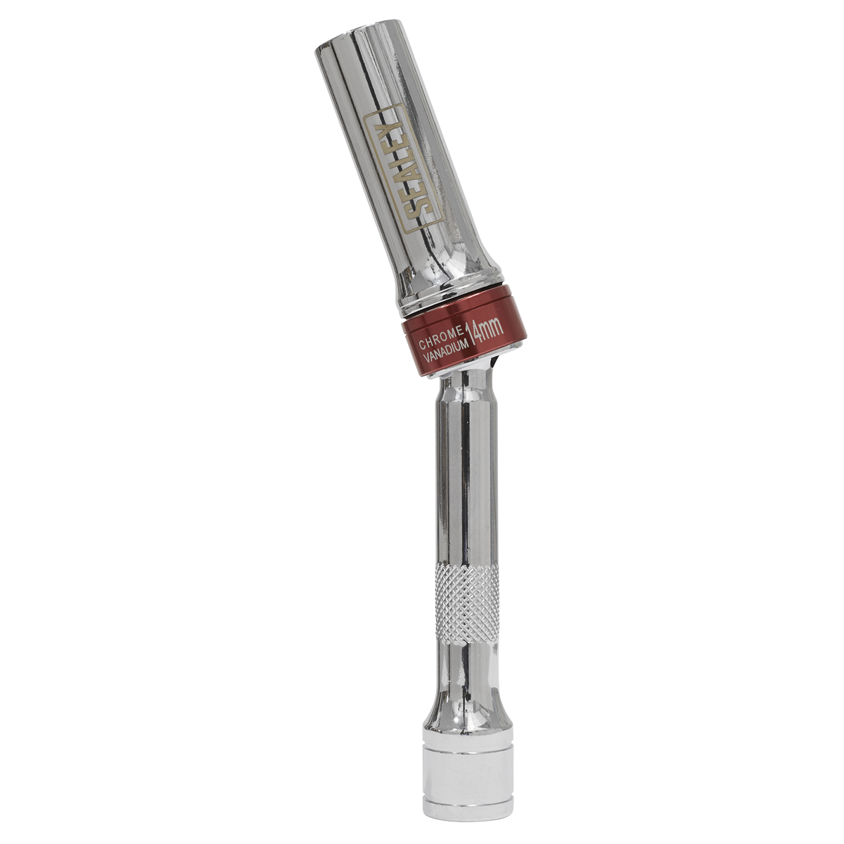 Spark Plug Socket with Universal Joint 3/8"Sq Drive 12-Point 150 x 14mm