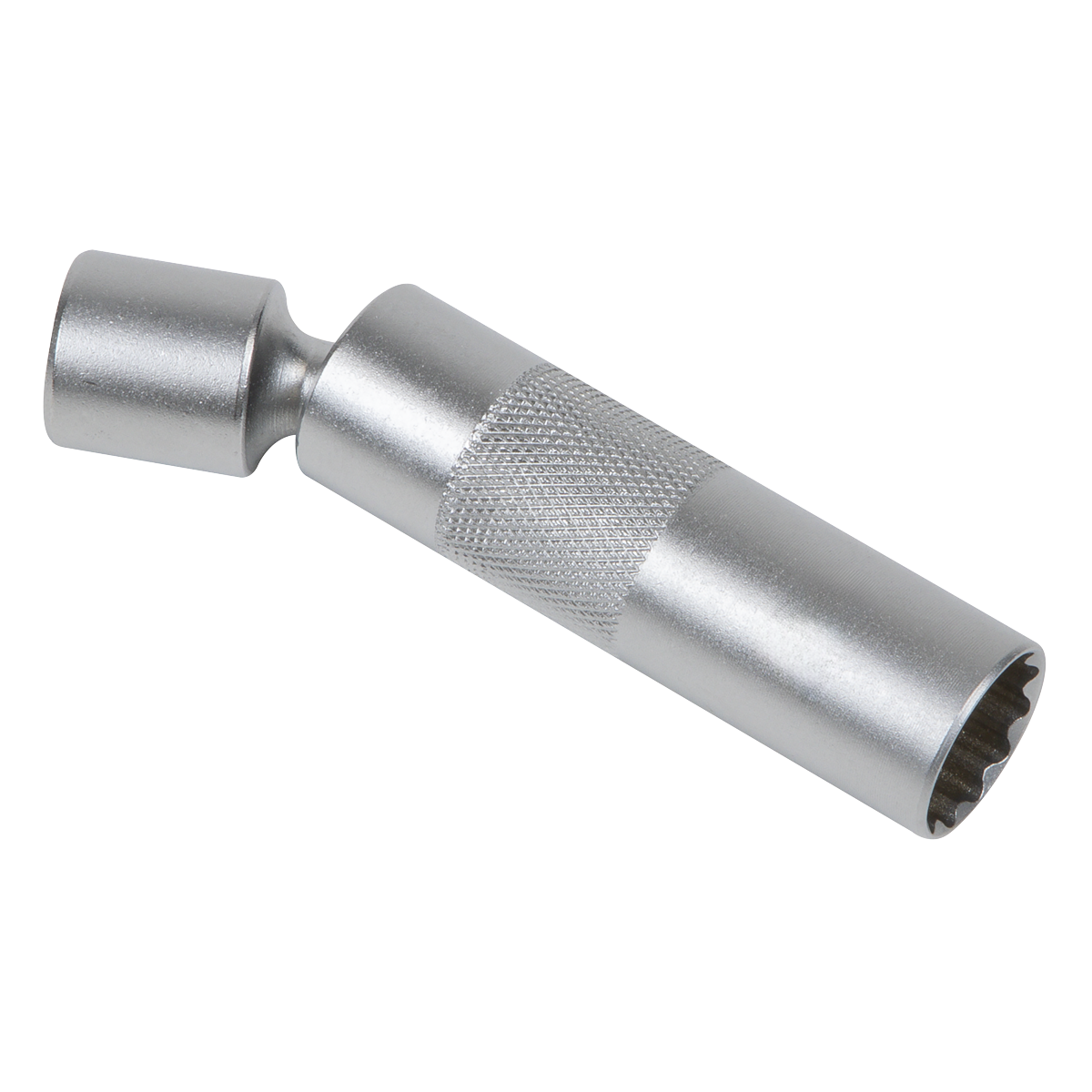 Spark Plug Socket with Universal Joint 3/8"Sq Drive 12-Point 16mm