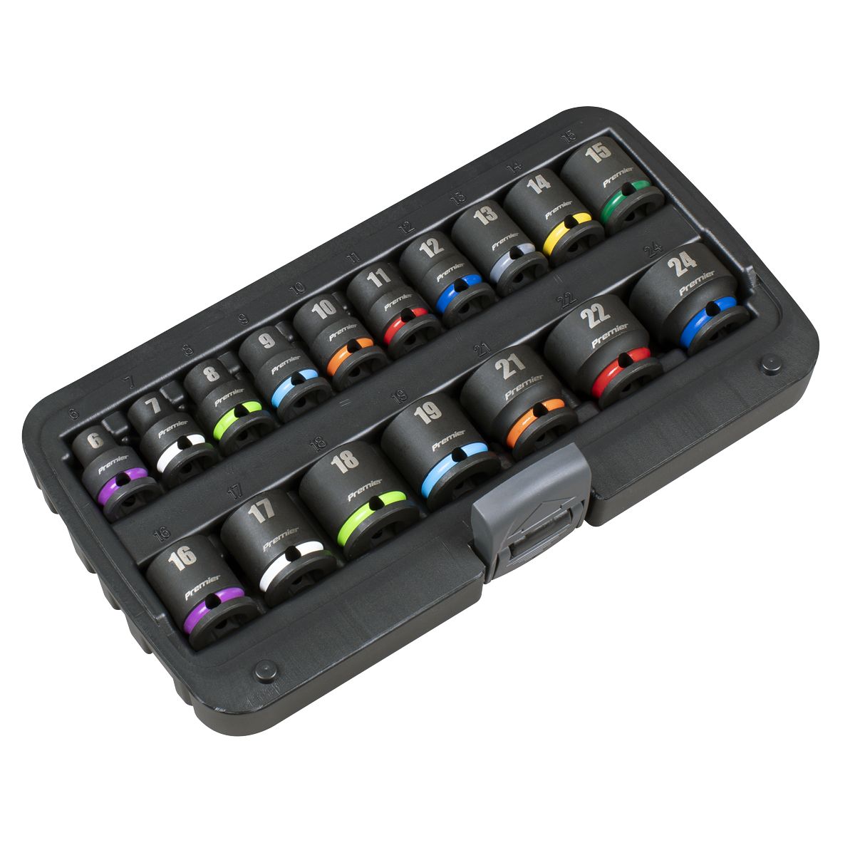 Impact Socket Set 3/8"Sq Drive 17pc