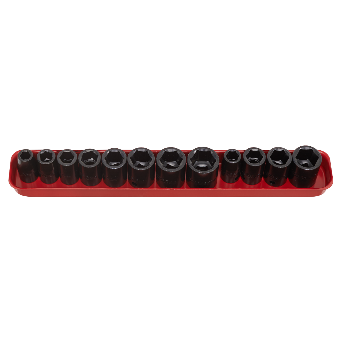 Premier Metric/Imperial Impact Socket Set 3/8"Sq Drive 12pc