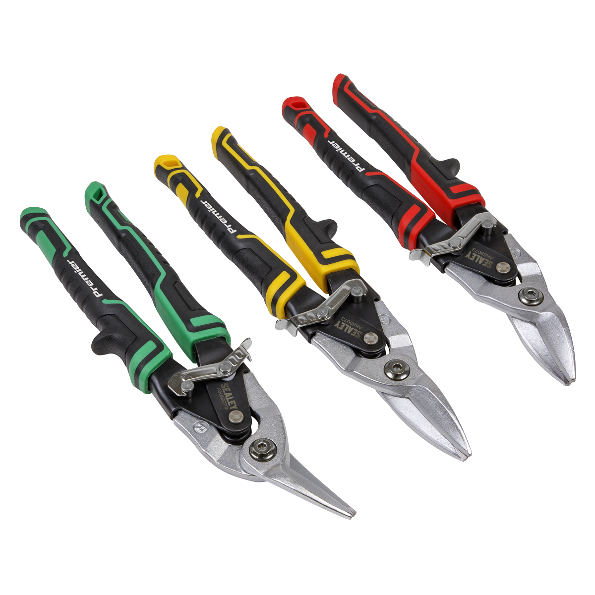 Premier High Leverage Aviation Tin Snip Set 3pc