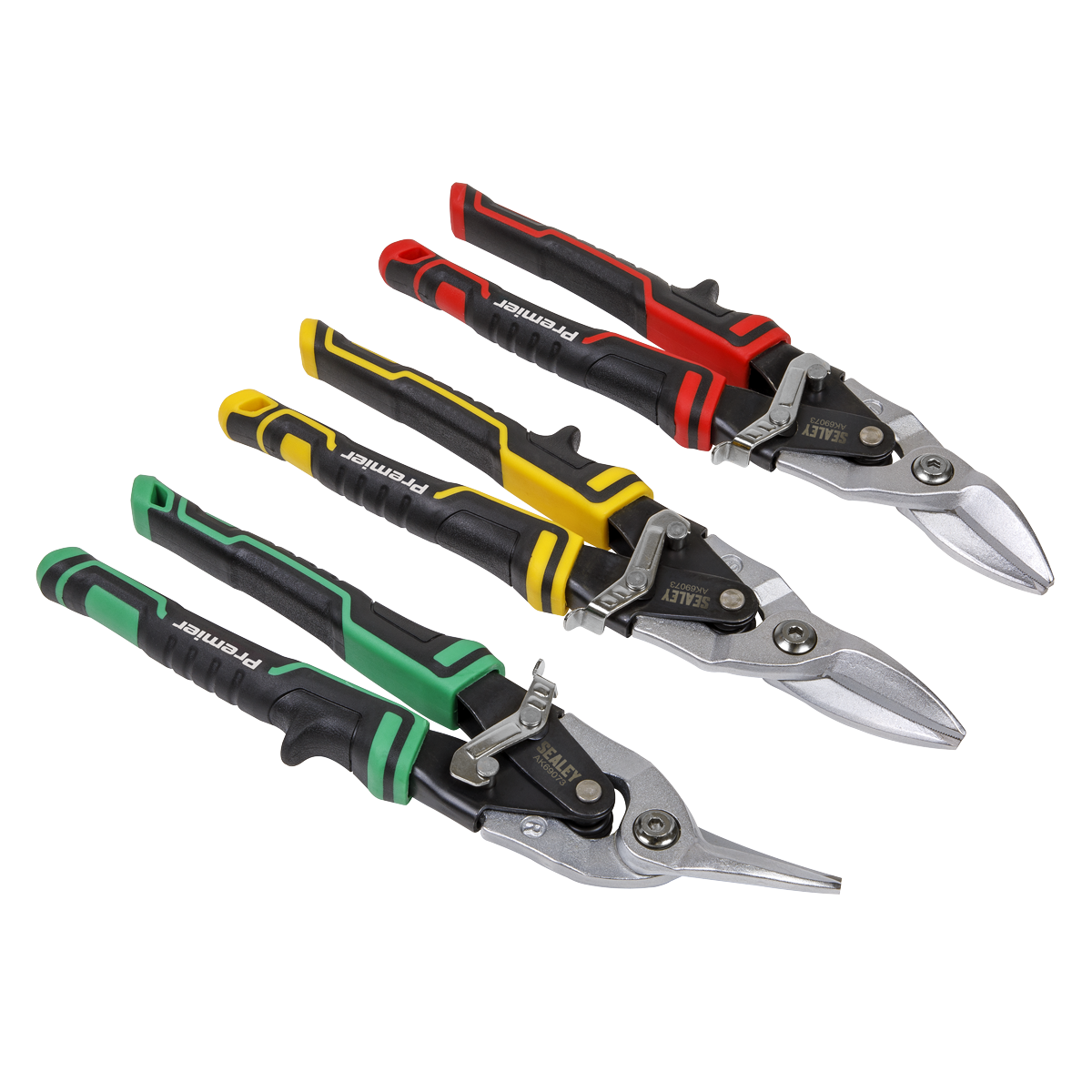 Premier High Leverage Aviation Tin Snip Set 3pc