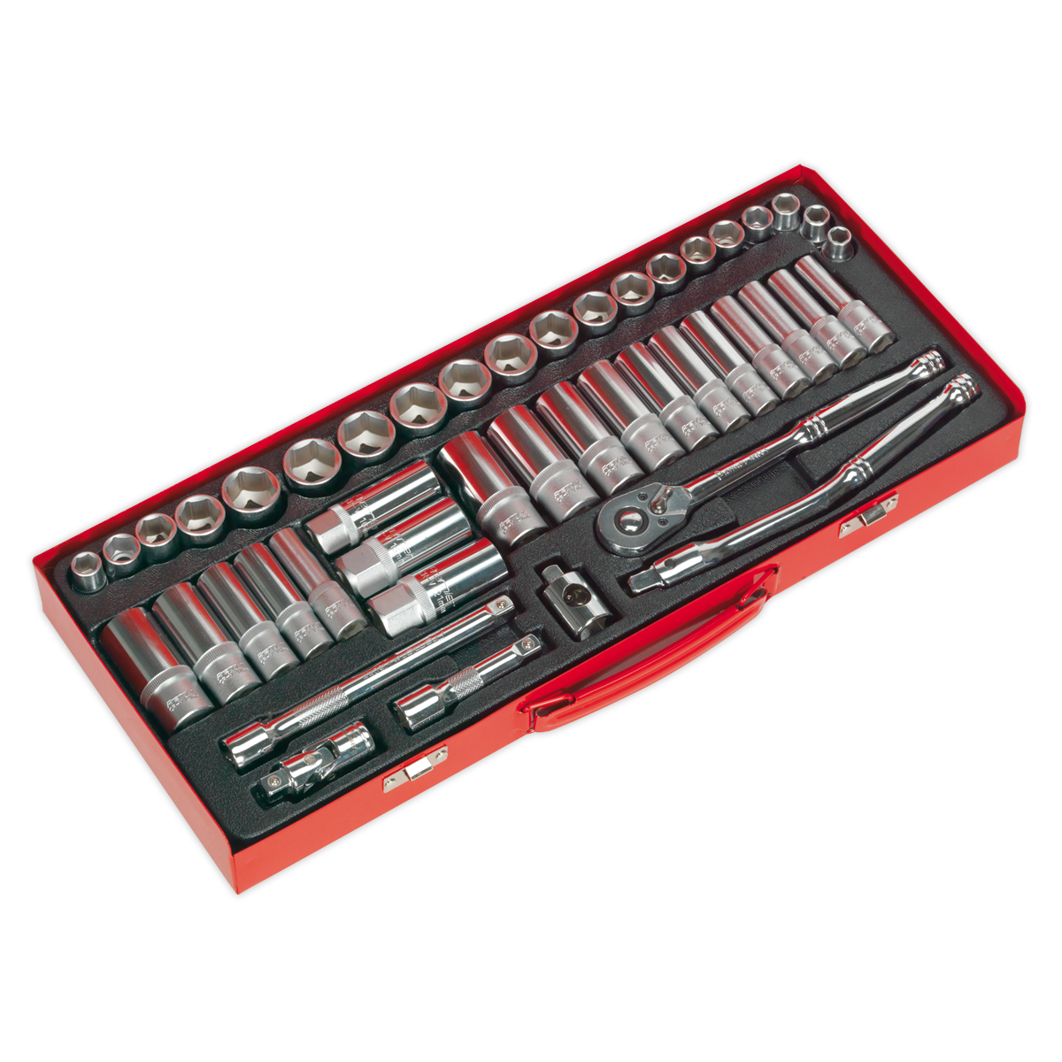 Premier Metric/Imperial Socket Set 3/8"Sq Drive 45pc