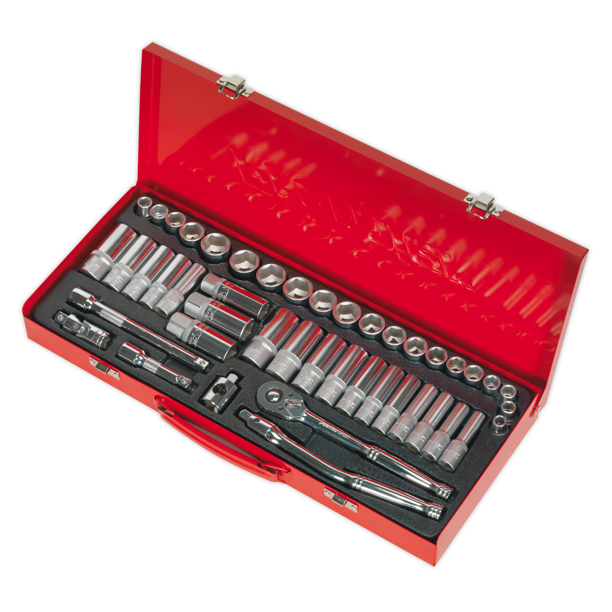 Premier Metric/Imperial Socket Set 3/8"Sq Drive 45pc