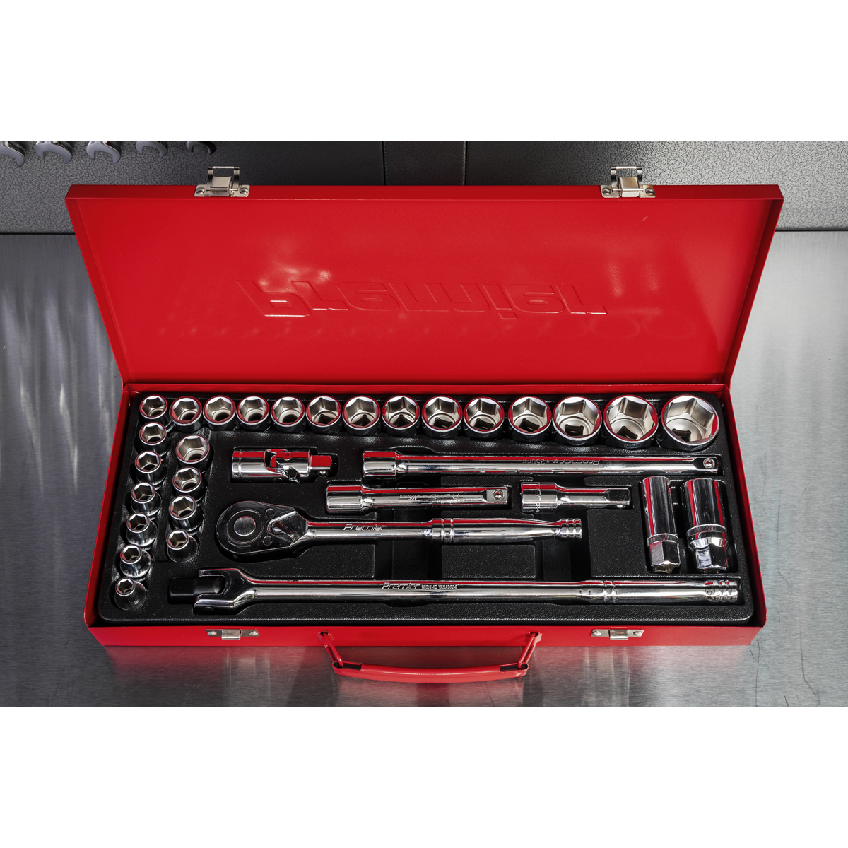 Premier Metric/Imperial Socket Set 1/2"Sq Drive 32pc