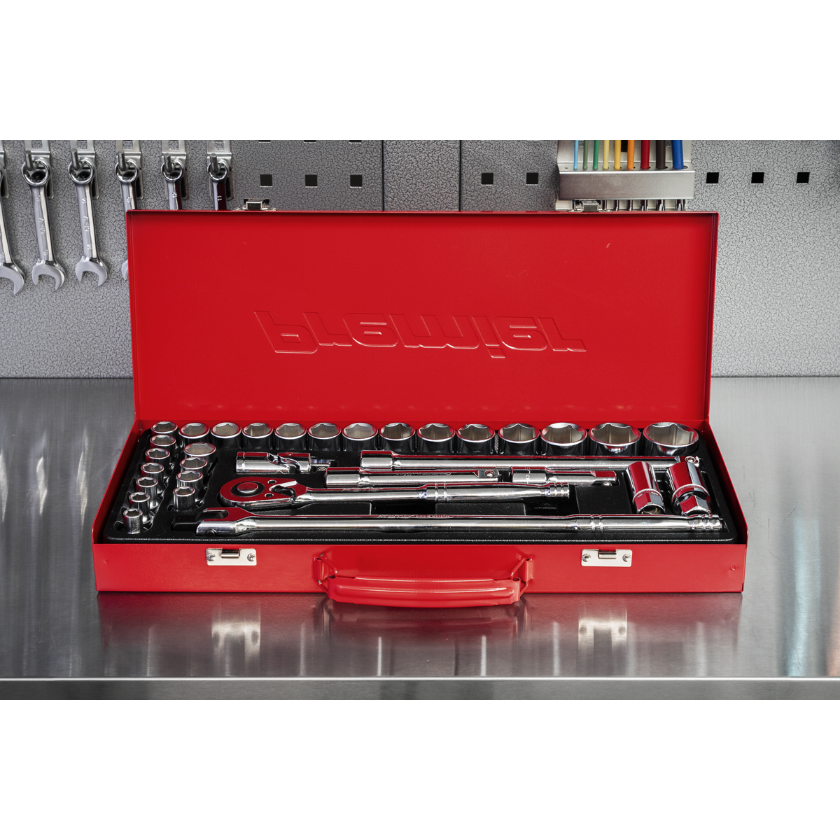 Premier Metric/Imperial Socket Set 1/2"Sq Drive 32pc