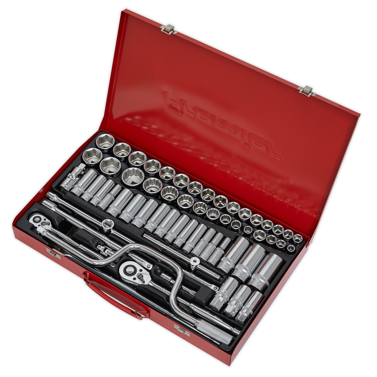 Premier Metric/Imperial/Whitworth Socket Set 3/8" & 1/2"Sq Drive 64pc