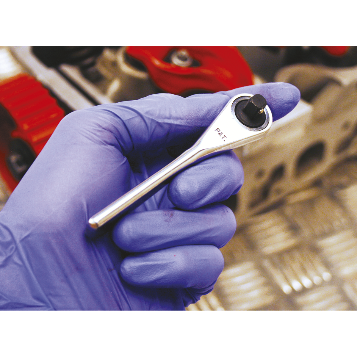Premier Micro Ratchet Wrench Stainless Steel 1/4"Sq Drive