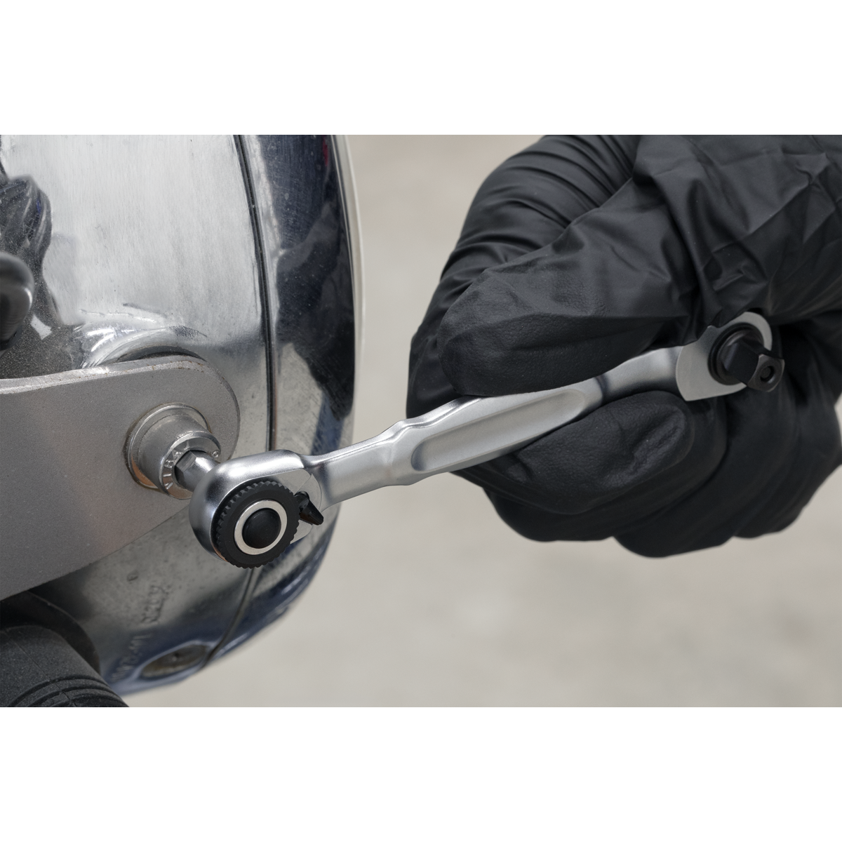 Micro Ratchet Bit Driver & Wrench 1/4"Sq & 1/4"Hex Drive