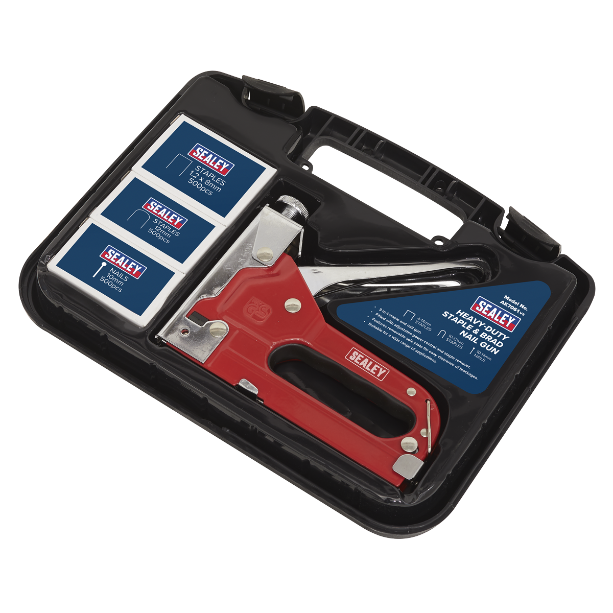 Premier Heavy-Duty Staple & Brad Nail Gun