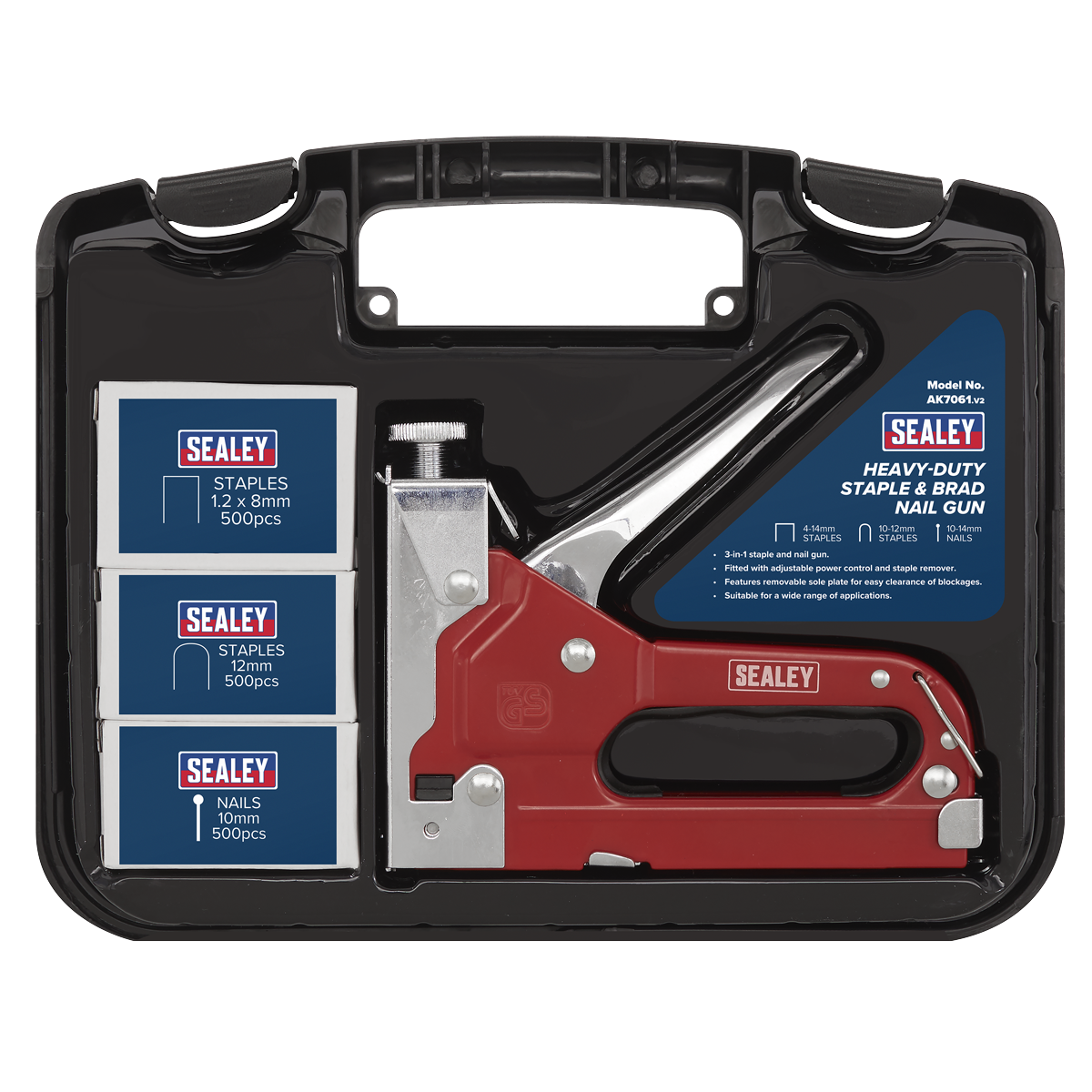 Premier Heavy-Duty Staple & Brad Nail Gun