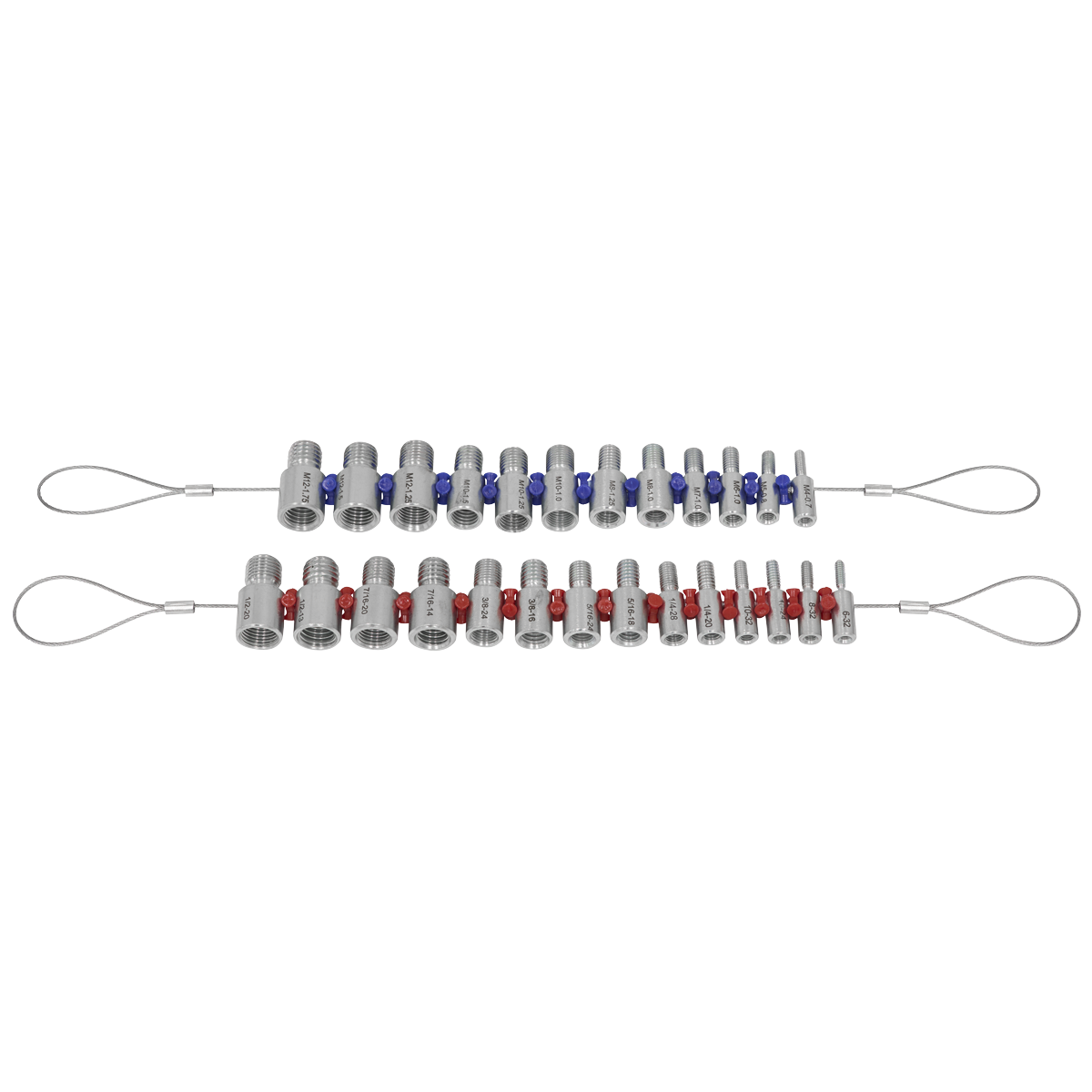 Metric/Imperial Nut & Bolt Thread Checker 26pc