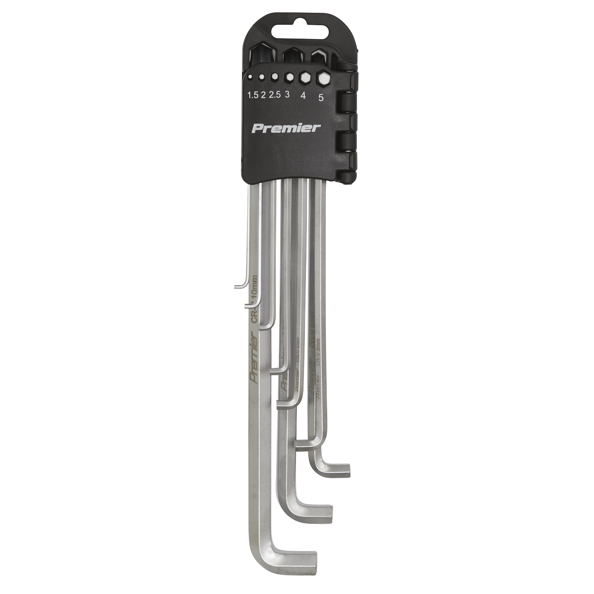 Premier Extra-Long Stubby Element Hex Key Set 9pc
