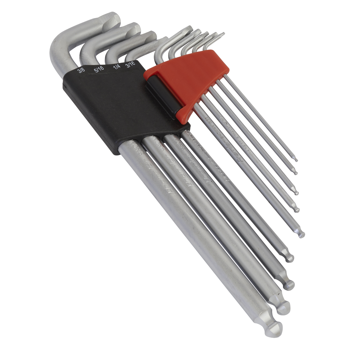 Premier Imperial Lock-On™ Extra-Long Ball-End Hex Key Set 9pc