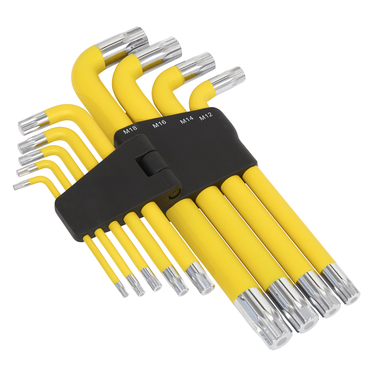Premier Jumbo Anti-Slip Spline Key Set 9pc
