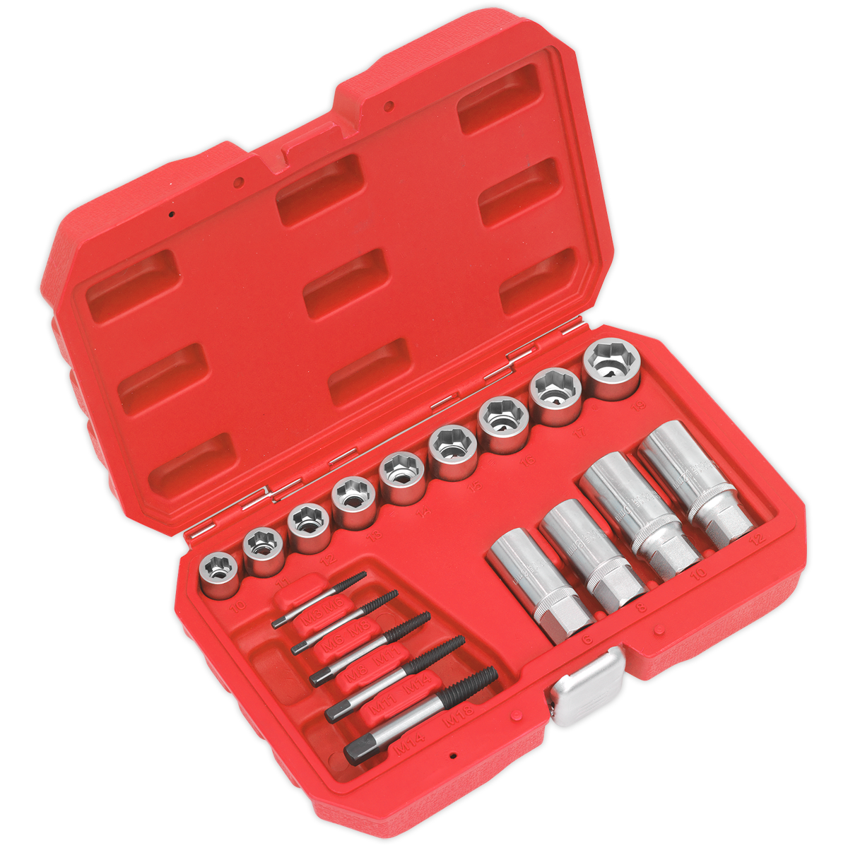 Premier Bolt, Stud & Screw Extractor Set 18pc