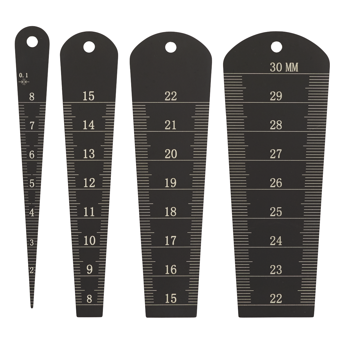 Taper Bore Gauge 1-30mm 4pc