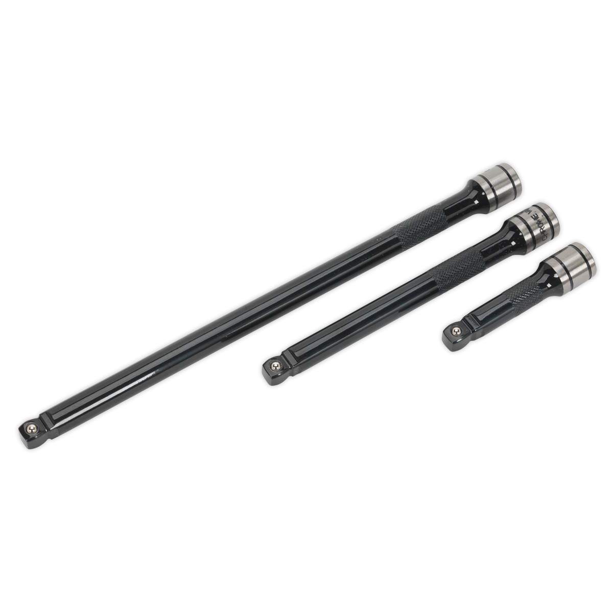 Premier Black Wobble/Rigid Extension Bar Set - 3pc