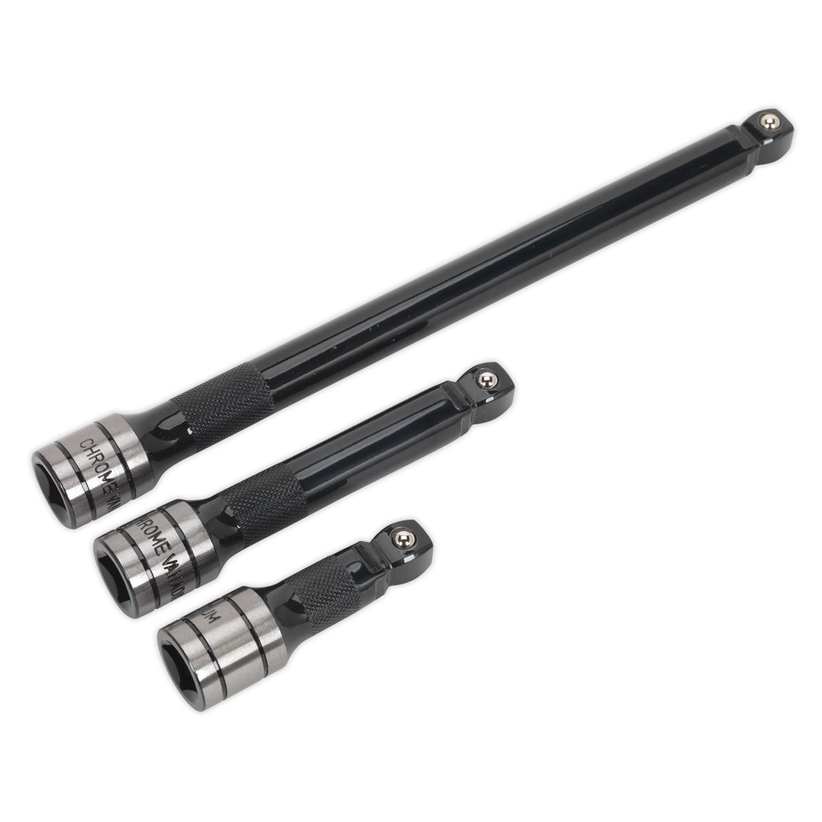 Premier Black Wobble/Rigid Extension Bar Set - 3pc