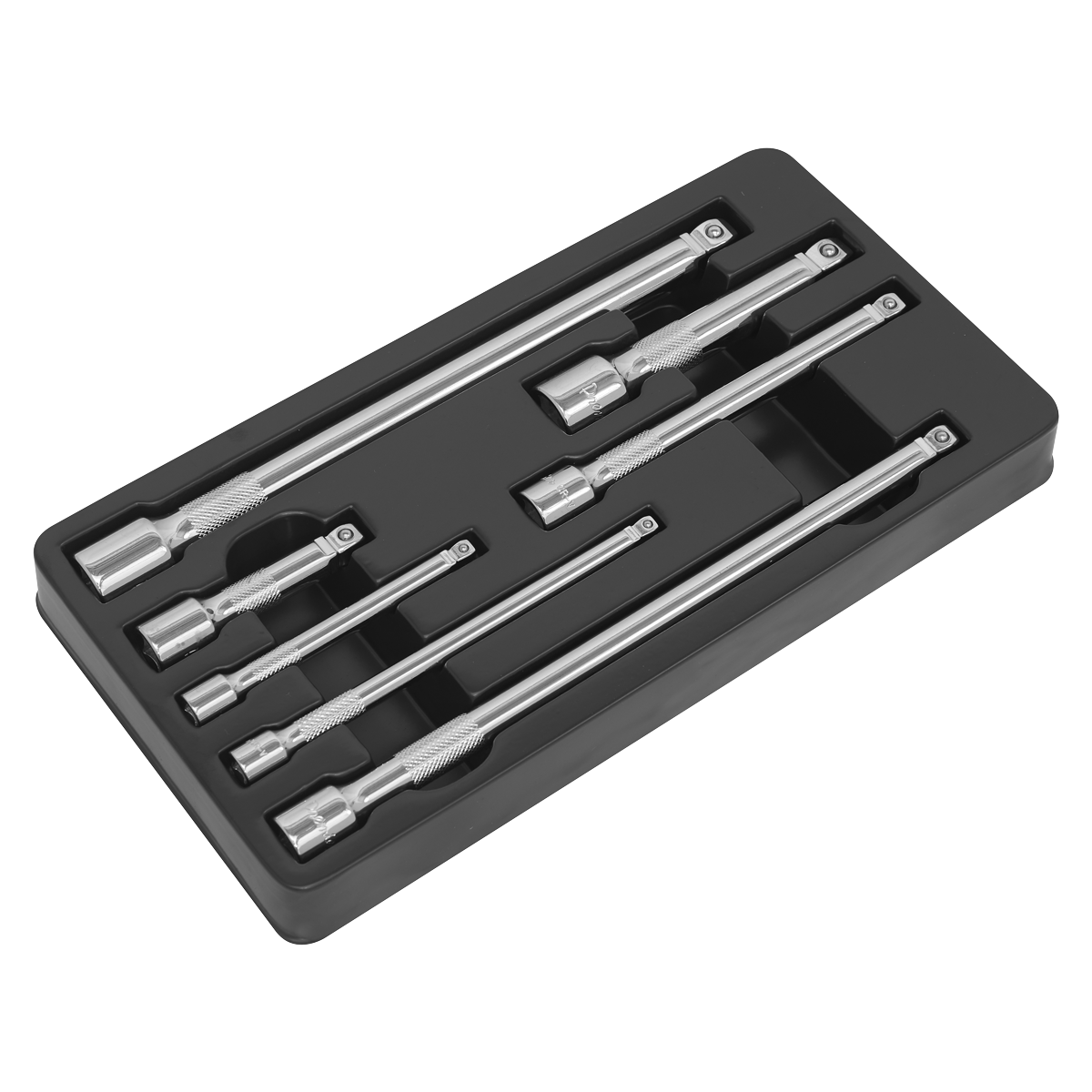 Premier Wobble/Rigid Extension Bar Set 1/4", 3/8" & 1/2"Sq Drive 7pc