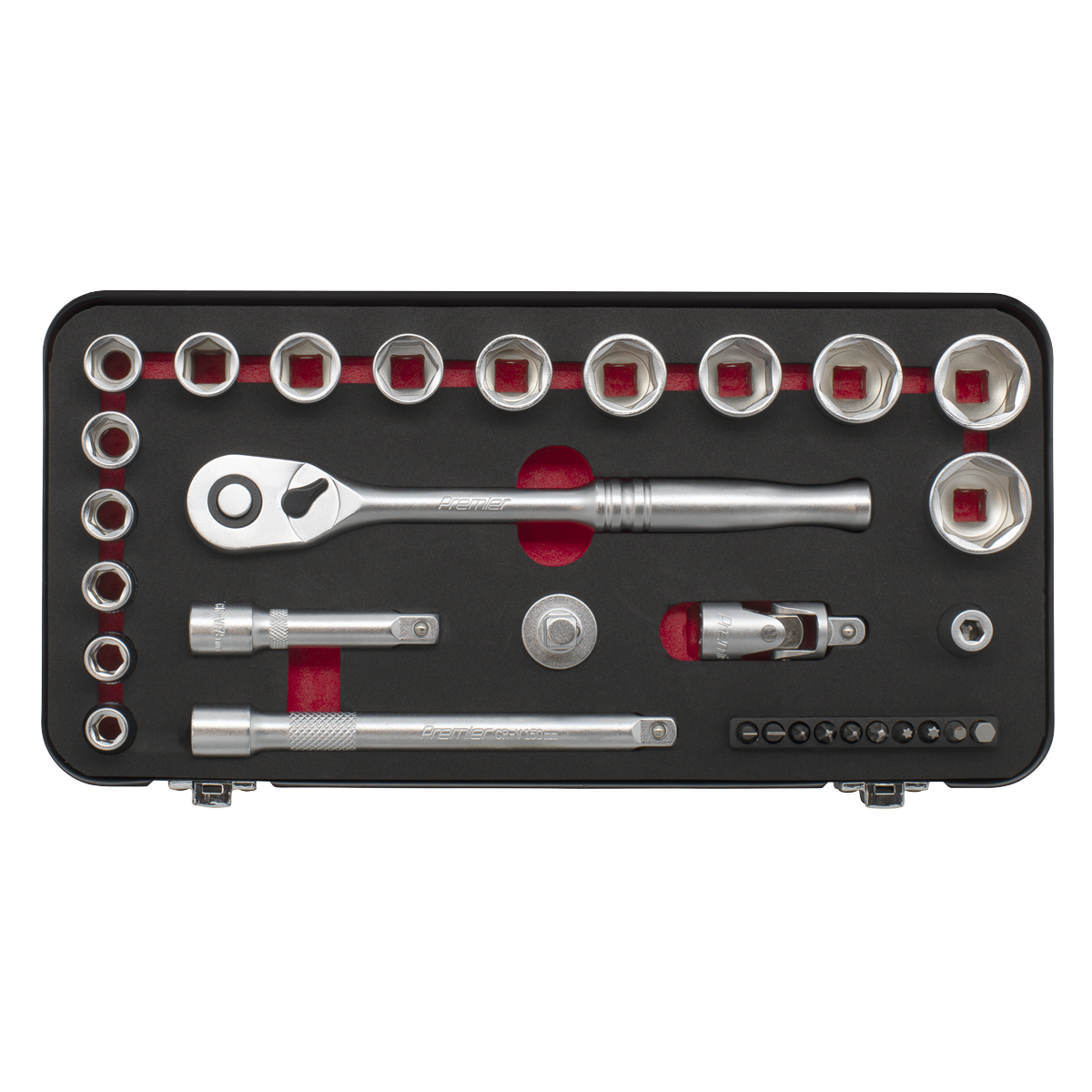 Premier Platinum Socket Set 3/8"Sq Drive 31pc