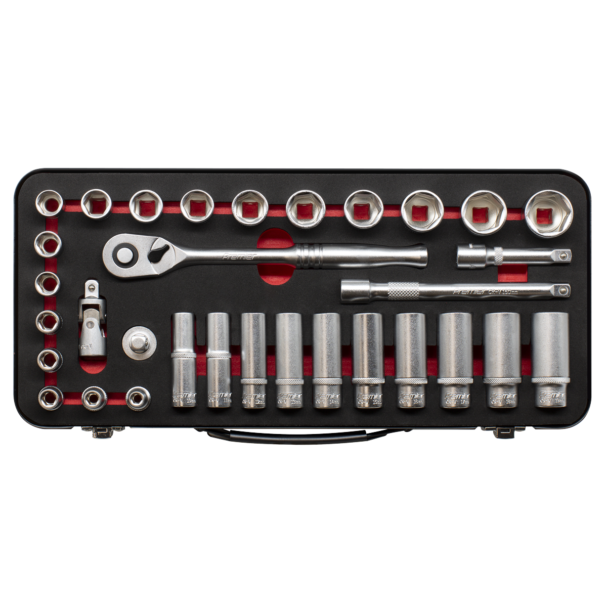 Premier Platinum Socket Set 3/8"Sq Drive 32pc